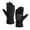 Black, variant on Fleece Lined Full Finger Touch Screen Gloves,Winter Cold Resistant Thermal Mittens,Outdoor Riding Wind Block Hand Gear,Thick Warm Stretch Knit Anti Freeze Daily Driving Sports Mittens,Grey