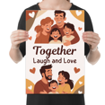 thumbnail image 2 of Together Laugh and Love Family Wall Decor - Family Togetherness - 13x19 Poster Print, 2 of 4