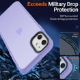 thumbnail image 3 of for iPhone 11 Phone Case, Shockproof iPhone 11 Case, Military Grade Drop Protection, Protective Hard Back Slim Translucent Case for iPhone 11 6.1'', Clove Purple, 3 of 12
