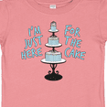 thumbnail image 4 of Inktastic I'm Just Here for the Cake Funny Wedding Boys or Girls Baby T-Shirt, 4 of 5