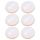 thumbnail image 3 of 6 esponjas de maquillaje en polvo para base y corrector, pequeñas borlas de maquillaje para rostro, secas y húmedas, de doble uso, redondas, 3 of 7