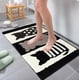 thumbnail image 5 of Felpudo con diseño de animales para entrada y baño: felpudo suave y absorbente con base antideslizante para uso en interiores., 5 of 6