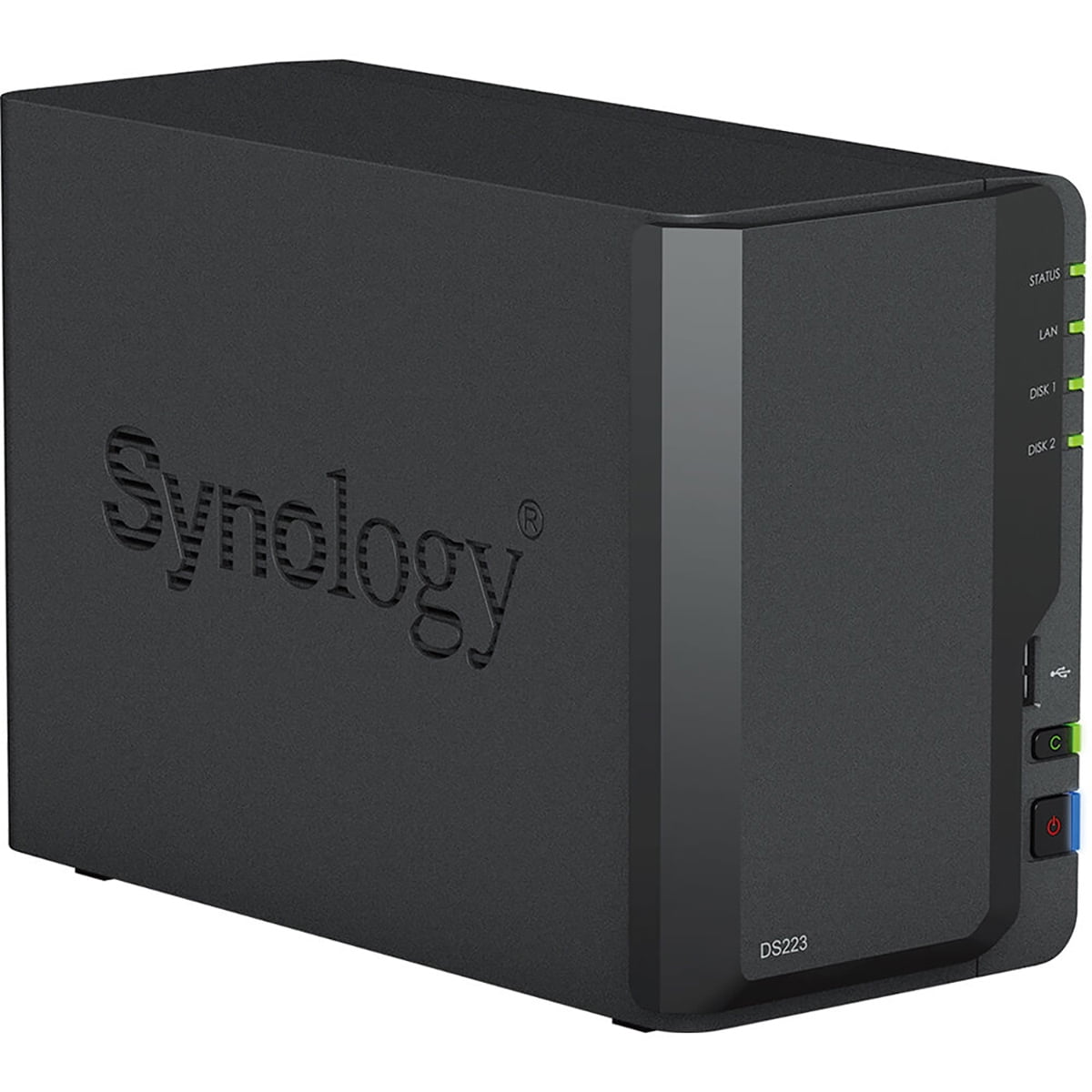 Synology DiskStation DS223 2-Bay NAS Enclosure, Bundle with 2x