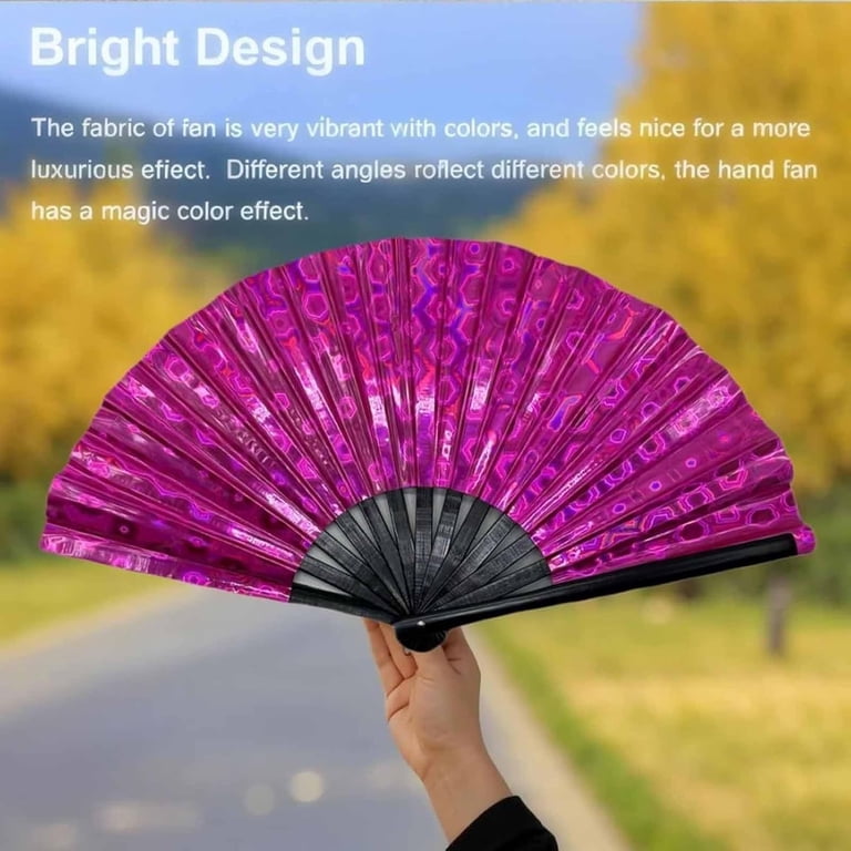 Fans For Dancing Hand Fan For Line Dancing Line Dance Clack Fans - Foldable Popping Hand ...