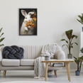 thumbnail image 3 of Stupell Industries Farmhouse Floppy Loves Her Poppies Black Floating Frame Canvas Art, 17 x 25, by Tina LeCour, 3 of 8