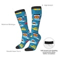 thumbnail image 4 of Naloa Transportations With Cute Animals Thigh High Socks Extra Long Stretchy Sock Women Over Knee High Opaque Stocking Daily Wear, 4 of 6
