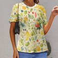 thumbnail image 6 of Various Fruits T Shirts Basic T-Shirt Short Sleeve Ladies Tee Shirt Summer Graphic Clothing, 6 of 6