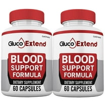 (2 Pack) Gluco Extend Capsules Blood Support, Gluco Extend Pills, Maximum Strength All Natural Supplement GlucoExtend