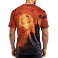 thumbnail image 6 of Hearthz Halloween Mens Graphic T-Shirts Pumpkin Graphic Crew Neck Mens Short Sleeve Shirt Fall Holiday Men's Sweatshirts, 6 of 6
