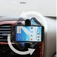 thumbnail image 4 of HTC Bolt Car Mount AC Air Vent Phone Holder Rotating Cradle Swivel Dock Red N6L, 4 of 6