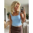 thumbnail image 4 of LMLYSoH Women's Summer Slim Fit Cami Tops Sleeveless Open Back Low Cut Lace Floral Tanks, 4 of 8