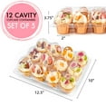 thumbnail image 7 of LotFancy Stackable Cupcake Carrier Holders & 60 Cupcake Liners, 5 Pack x 12 Sets, Cupcake Containers, 7 of 7