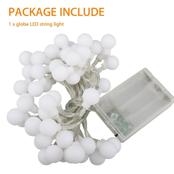 Guirlande lumineuse d'intérieur avec 15 filaments - 350 LEDS blanches