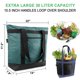 thumbnail image 5 of Bolsa aislante Cooler BeeGreen, grande, impermeable, gris, 5 of 9