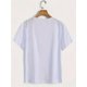 thumbnail image 5 of For Summer & Spring, Short Sleeve Crew Neck Shut Up Print T-Shirt, Women's Casual Top Tee Tee For Adult, Men, Women, Teen, Teenager, Adolescent, Youth, 5 of 8