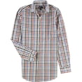 thumbnail image 1 of Camisa de vestir con botones bar III de sarga Quatro de fácil cuidado para hombre rusttan 16.5, 1 of 2