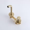 thumbnail image 5 of Solid Brass Two Holes Bathroom Sink Faucet, Wall Mounted Single Handle Basin Faucet, 5 of 10