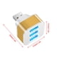 thumbnail image 3 of Extensor de teléfono, cargador USB de viaje, extensión para teléfono móvil, adaptador de carga USB portátil de 3 puertos, 3 of 4