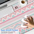 thumbnail image 2 of Long Mouse Pads for Desk,Pink Geometric Striped Pattern Desk Mats on Top Of Desks, Desk Mouse Pad Extra Large with 3mm Non-Slip Base and Stitched Edge for Gaming,Office,Work,Home 47.3"x23.6", 2 of 6