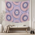 thumbnail image 5 of Pink Purple Geometric Large Tapestry for Bedroom Wall Hanging Tapestry,Ethnic Indian Modern Abstract Art Ceiling Backdrop Tapestries Poster Blanket Wall Decor for Teens Room Living Room 86" x 104", 5 of 8