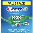 thumbnail image 1 of Pasta dental Crest Complete Scope Outlast Ultra 5 x 180 ml, 1 of 3
