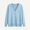 Sky Blue, variant on Busydd Girls Sweaters 2-12 Years Trendy Solid Color Long Sleeve Girls Tops Casual V Neck Button Sweaters for Girls and Boys 2-3 Years
