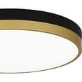 thumbnail image 6 of WLN1615MBKG Quoizel Lighting Weldin - 30W LED Flush Mount In Contemporary Style-2 Inches Tall and 15 Inches Wide-Matte Black Gold Finish, 6 of 9