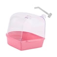 thumbnail image 4 of Caja de baño para pájaros, agapornis, periquitos, periquitos, jaulas para loros. Rosa, 4 of 9
