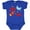 Royal Blue, variant on Inktastic I Love Grandma and Grandpa to the Moon and Back Boys or Girls Baby Bodysuit