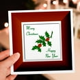 thumbnail image 7 of 3drose, Christmas Holly Merry Christmas Happy New Year, 12 Greeting Cards with Envelopes, 7 of 7