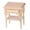 1PCS, variant on Unfinished Doll House Nightstand 1:12 Scale Miniature Wooden Bedside Table Doll House Decoration For Art Painting