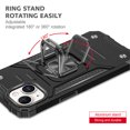 thumbnail image 6 of SOATUTO For iPhone 15 Case,iPhone 15 Plus Phone Case 360°Rotatable Ring Kickstand Military Grade Dropproof Shockproof Phone Case for iPhone 15 Pro 15 Pro Max 5G 2023 - iPhone 15,Black, 6 of 8
