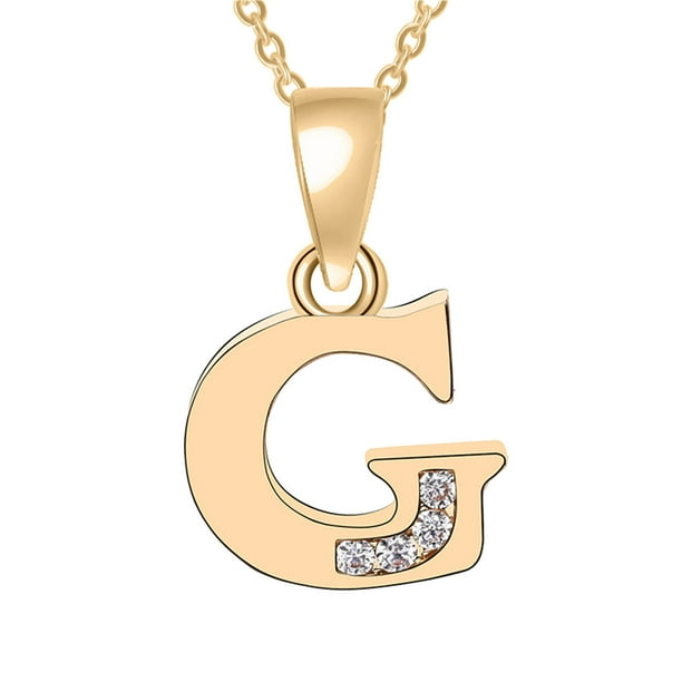 Moda mujer regalo 26 letra inglesa nombre cadena colgante collares joyería Wmkox8yi sjalhkljlk956