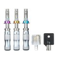 thumbnail image 2 of Juego de ganzúas tubulares con cerradura transparente, herramientas de práctica de cerrajería, kit de ganzúas para principiantes, 2 of 5