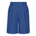 thumbnail image 7 of Maqroz Athletic Shorts for Boys Elastic Waist Mid Thigh Short Pants Casual Loose Fashion Solid Color Bottoms for Summer Occasions and Activities, Size 11-12 Years, 7 of 7