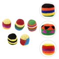 thumbnail image 2 of LEEYNEER Yarn Balls Sandbag Toy Assorted Color 5Pack 2.2in Woolen Yarn, 2 of 6