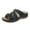 Black, variant on Anuirheih Wedge Heel Fish Mouth Thick Sole Large Shoes Multi Color Embroidery Cool Drag Girl Sandals Women (Black)