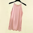 thumbnail image 2 of Timegard Tank Tops for Women Round Neck Side Split Soft Sleepwear Summer Casual Camis Pajamas Shirts Top, 2 of 5