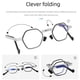 thumbnail image 2 of Gafas de presbicia plegables Estilo Gafas de presbicia no fáciles para hombres de mediana edad y personas mayores Gafas de flores de aleación, 2 of 5