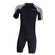 thumbnail image 3 of Traje de neopreno corto para adultos, traje de baño con cremallera frontal, traje de baño térmico, snorkel Hombre M, 3 of 7
