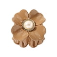 thumbnail image 1 of Pinza de plástico para el pelo, pelo acrílico, en forma de flor, carey, cuidado del cabello, 1 of 7