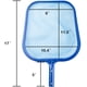thumbnail image 5 of Red de malla fina para piscinas elevadas, jacuzzis y fuentes - Limpiador de superficies de piscinas con skimmer tipo columpio, 5 of 7