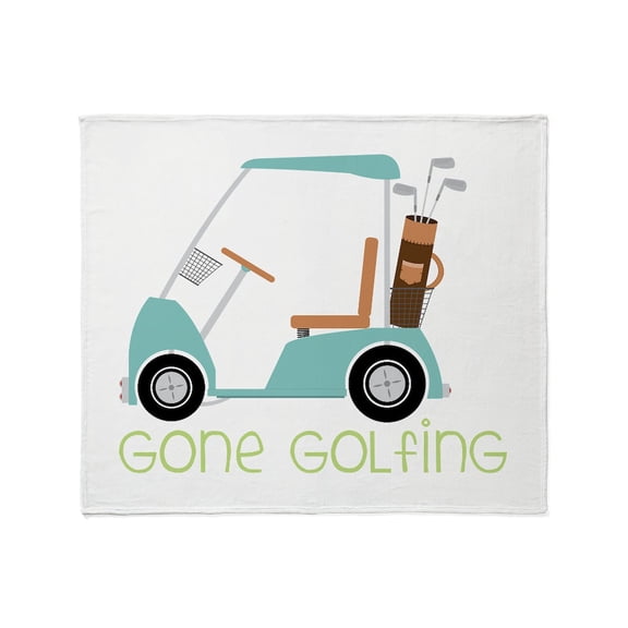 CafePress - Gone Golfing Throw Blanket - Soft Fleece Throw Blanket, 50"x60" for All Ages