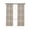 Light Brown Beige, variant on Buffalo Plaid Blackout Curtains 39 Inches Length, Dusty Rose Pink Farmhouse Gingham Striped Window Treatment Thermal Insulated Drapes for Bedroom Living Room 2 Panels 55x39 Inches