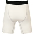 thumbnail image 7 of (2 pack) Athletic Works Youth Compression Long Short, Small, White, Unisex, 1 Pack, 7 of 7
