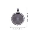 thumbnail image 2 of Sonducket 1 bolsa de bandejas colgantes de diamantes de imitación que no se destiñen fácilmente, accesorios de joyería, regalo significativo, proceso Type3 NO3 Sonducket AP009558-06, 2 of 6