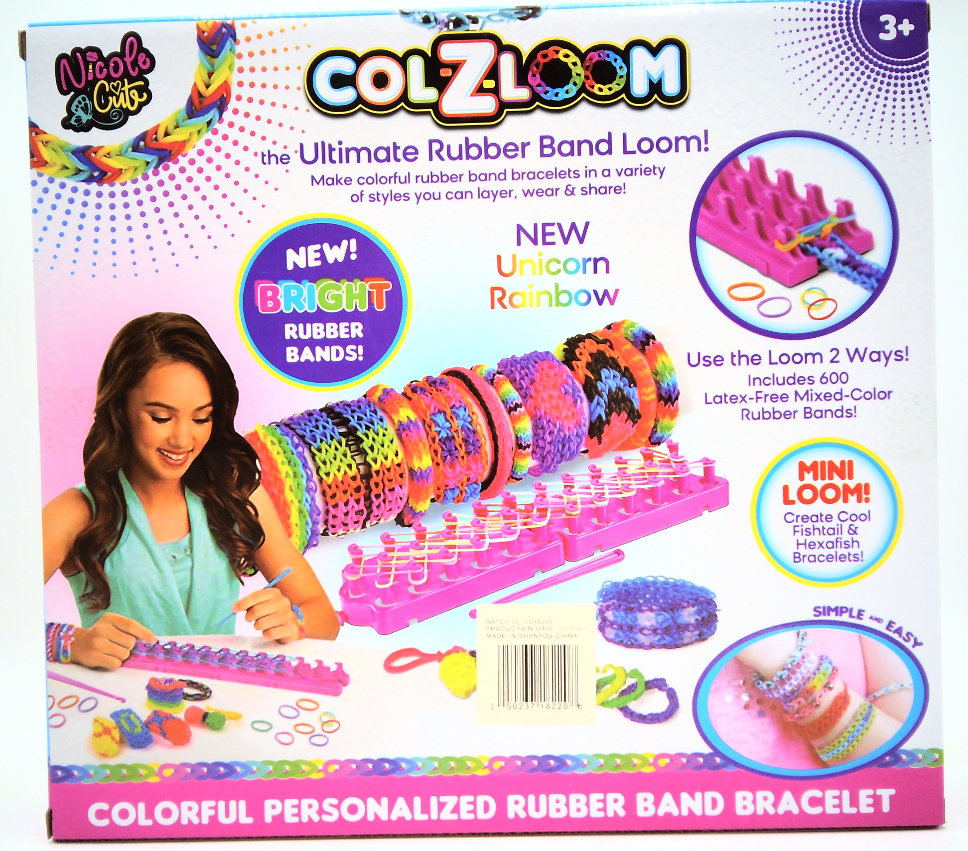 Girl Fun Toys Colzloom Ultimate Rubber Band Loom Braclet Maker