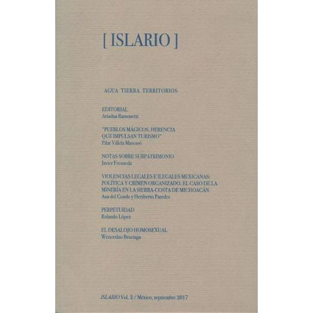 Islario Vol. 2 TTE Agua tierra territorios 9786079760526