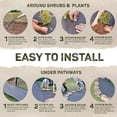 thumbnail image 5 of DeWitt Sunbelt Weed Barrier Fabric 3.2 oz, Heavy-Duty Ground Cover, 6 x 300 Feet, 5 of 8