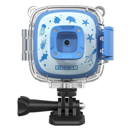 Dragon Touch Kids Camera Kidicam 1080P Action Camera 100 feet Waterproof Camera